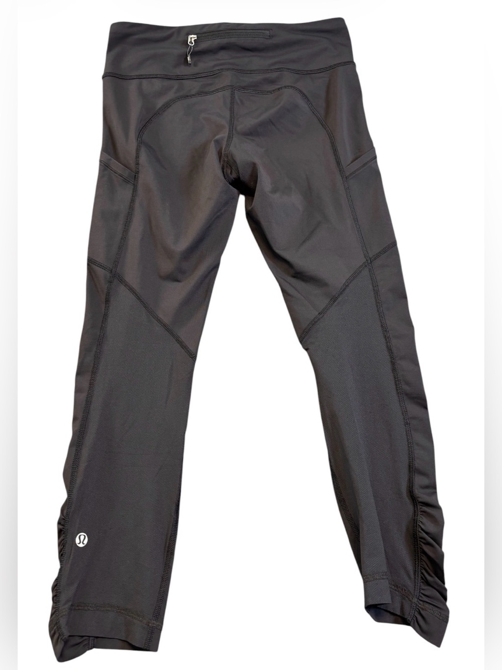 lululemon athletica Black Ruched-Hem Leggings - Picture 2 of 11